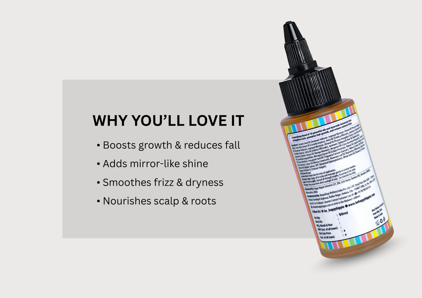 Happy Hippie All-in-One Hair Oil