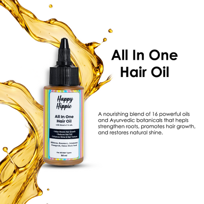 Happy Hippie All-in-One Hair Oil 50 ml