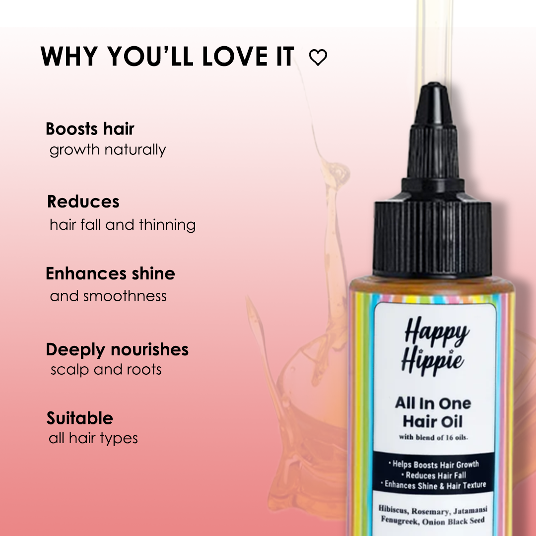 Happy Hippie All-in-One Hair Oil 50 ml