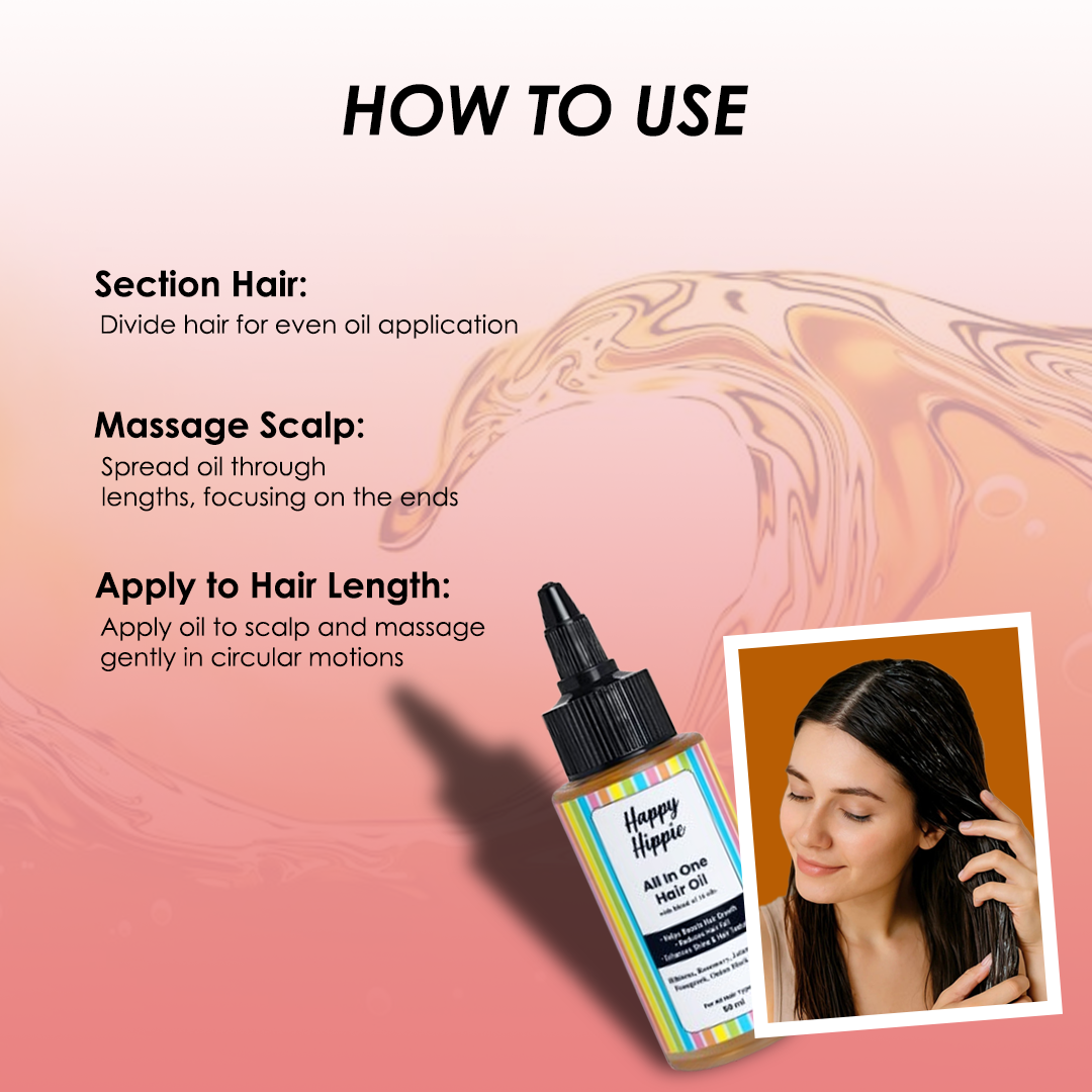 Happy Hippie All-in-One Hair Oil 50 ml