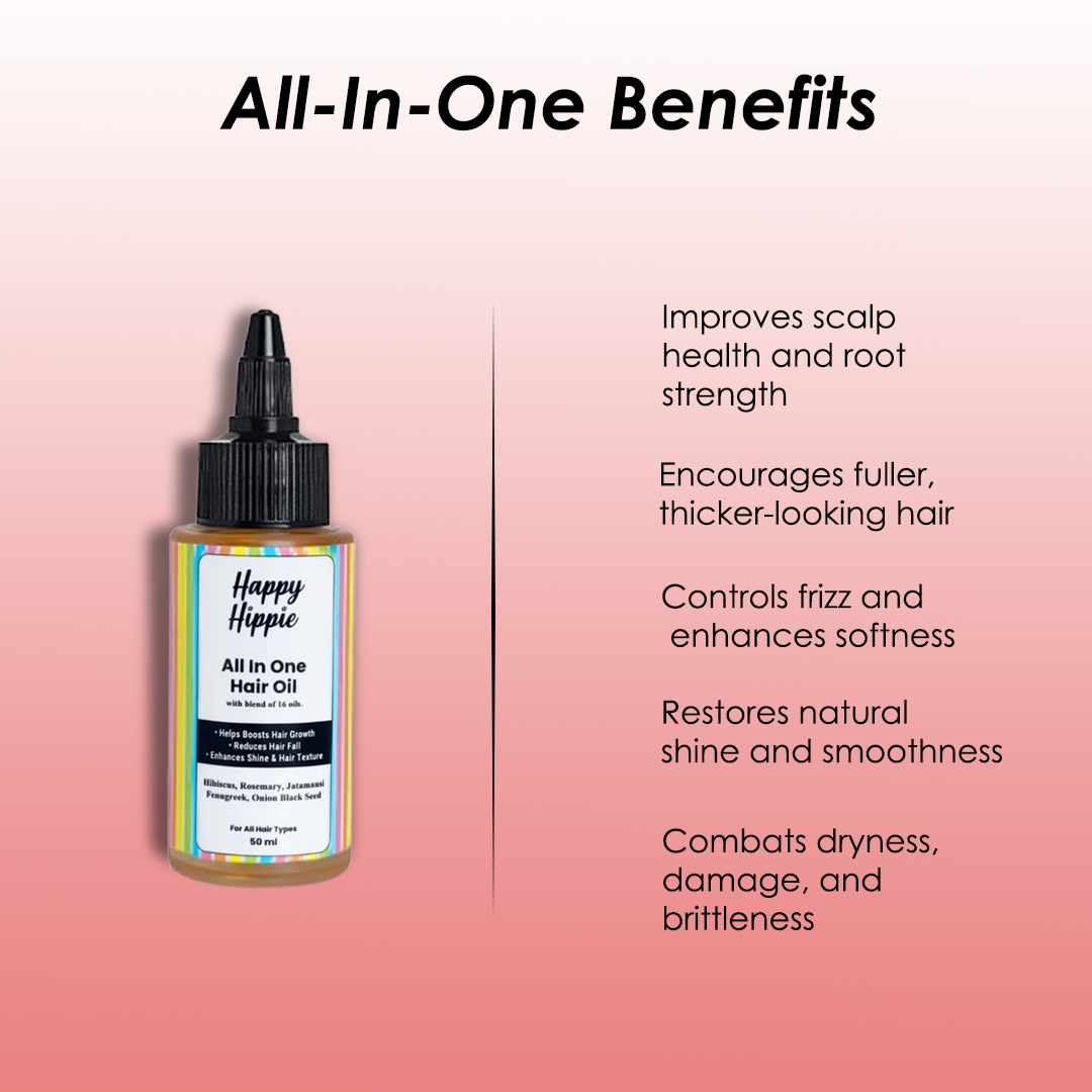 Happy Hippie All-in-One Hair Oil 50 ml